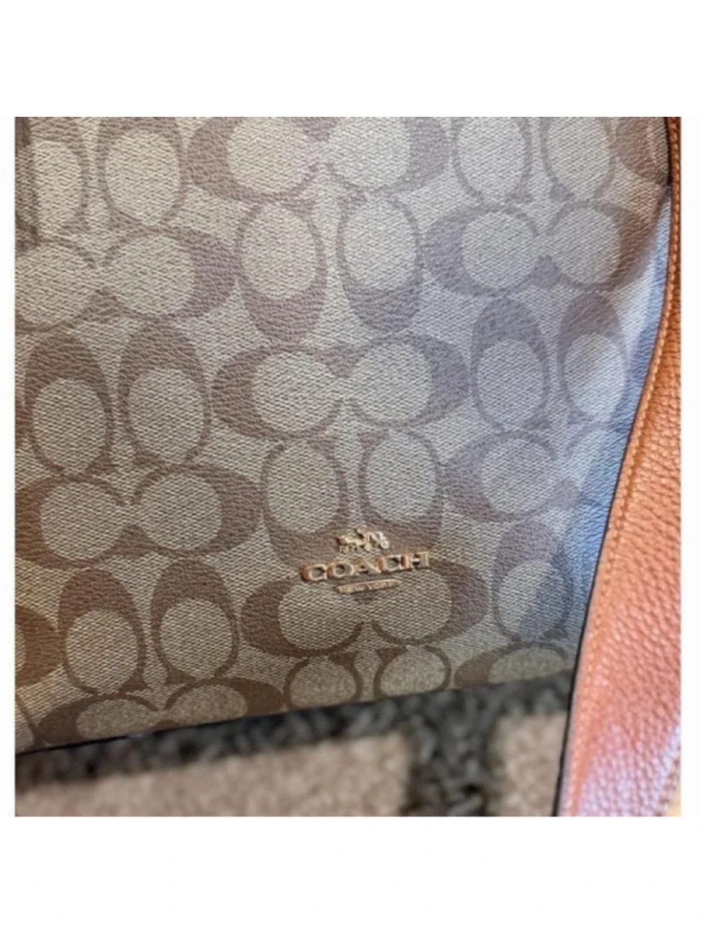 Coach leather 75